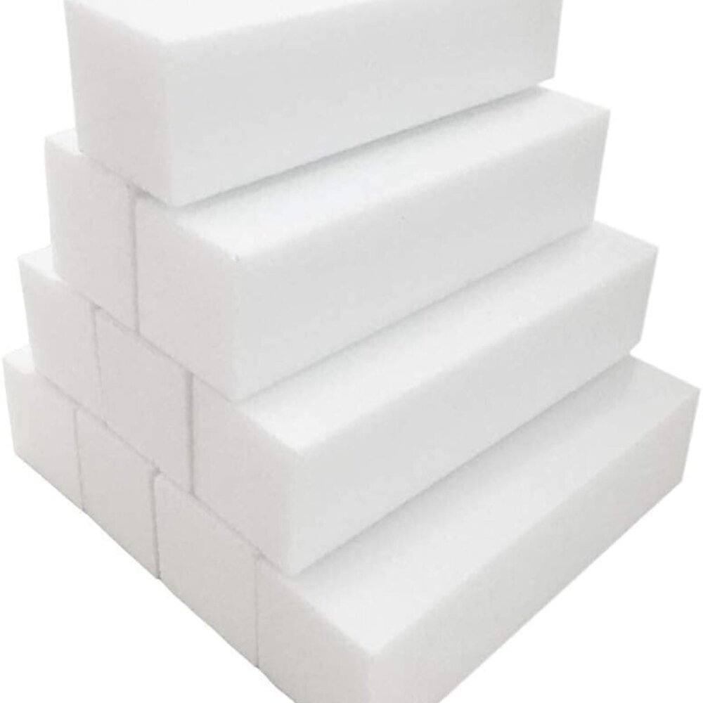 10pcs White Nail Buffer Block 4 Way Professional Nail Files and Buffer Nail Sand